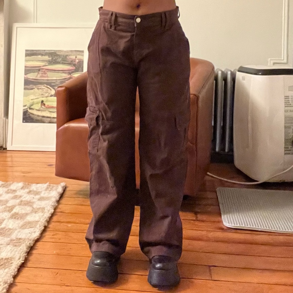 Revice Denim Highland Cargo Pants in Amber Brown